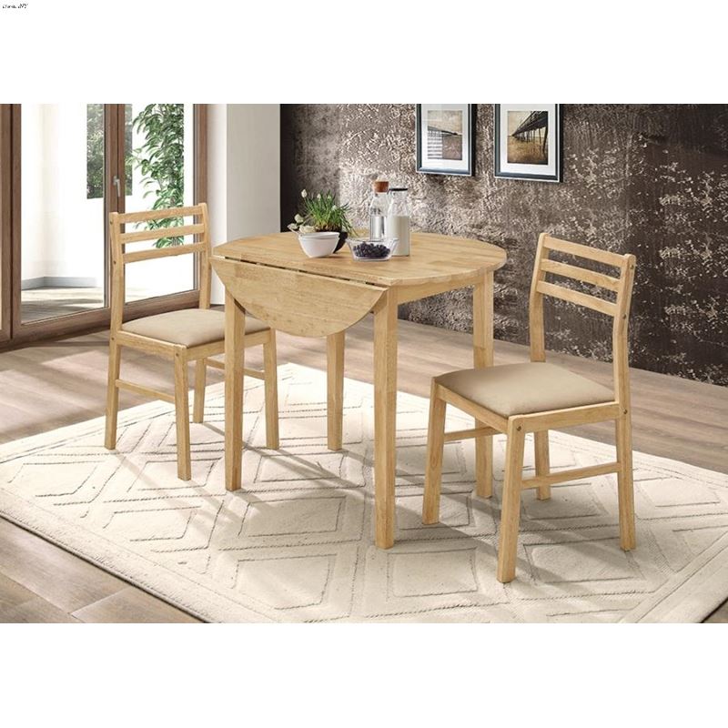 Drop Leaf 3pc Breakfast Table Set 130006